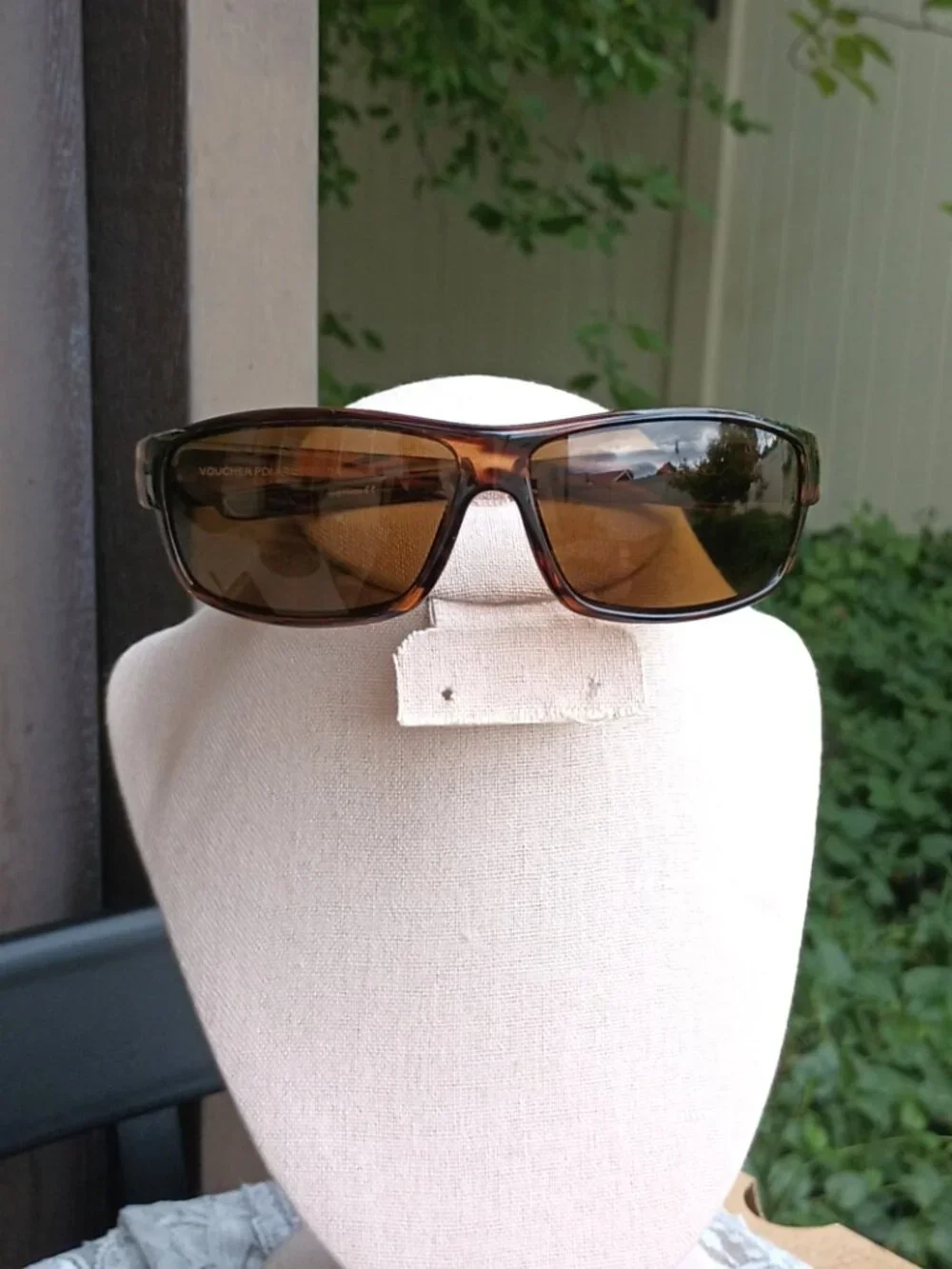 Wrap Style Polarized Sunglasses by Suncloud, OS, shades of brown & amber, EPC